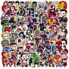 Teens Hero Stickers [100pcs] Impermeable para Calcomanía, Laptop Hydro Flask Botella de Agua Coche Taza Computadora Guitarra Monopatín Equipaje Bicicleta Parachoques, Regalo para niños/adolescentes