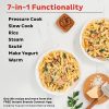Instant Pot Duo 7 en 1 olla a presión eléctrica, olla de cocción lenta, olla arrocera, vapor, salteado, yogurtera, calentador y esterilizador, 3 cuartos, acero inoxidable/negro - Imagen 3