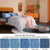Bedsure - Juego de 2 fundas de almohada de satén estándar, color azul aireado, para el cabello y la piel, 20 x 26 pulgadas, fundas de almohada de satén, 2 unidades con cierre de sobre - Imagen 6