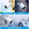 Cámaras de seguridad inalámbricas al aire libre - 1080p HD visión nocturna WiFi cámaras inalámbricas para seguridad en el Home & Kitchen, cámara de vigilancia impermeable con detección de movimiento, audio de 2 vías, batería recargable, almacenamiento SD - Imagen 3