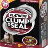 Arena para gatos ARM & HAMMER Clump & Seal Platinum, multigato, 40 lb - Imagen 11