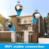 Cámaras de seguridad inalámbricas al aire libre - 1080p HD visión nocturna WiFi cámaras inalámbricas para seguridad en el Home & Kitchen, cámara de vigilancia impermeable con detección de movimiento, audio de 2 vías, batería recargable, almacenamiento SD - Imagen 7