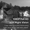 WYZE Cam Outdoor Starter Bundle (incluye estación base y 1 cámara), 1080p HD interior/exterior cámara inteligente para el Home & Kitchen sin cables con visión nocturna, audio bidireccional, funciona con Alexa y Google Assistant, blanco - Imagen 6
