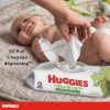Toallitas húmedas para bebés, Huggies Natural Care Sensitive Baby Toallitas para pañales, sin perfume, hipoalergénicas, 10 paquetes con tapa abatible (560 toallitas en total) - Imagen 6