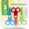 Crayola My First Safety Scissors, suministros de arte para niños pequeños, 3 unidades