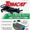 Tomcat Rat & Mouse Killer resistente a niños y perros, estación recargable, 1 estación, 15 bloques de cebo