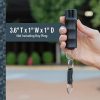 Llavero con spray de pimienta SABRE, 25 ráfagas de máxima fuerza policial OC Spray, llavero de liberación rápida para un fácil acceso, agarre de dedo para un objetivo preciso, seguridad de bloqueo giratorio, rango de 10 pies, varios colores - Imagen 2