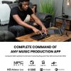 AKAI Professional MPK Mini MK3 - Controlador de teclado MIDI USB de 25 teclas con 8 pads de batería retroiluminados, 8 perillas y software de producción musical incluido (negro) - Imagen 2