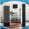 Amazon Basics Sketch and Drawing Art Pencil Kit - Juego de 17 piezas