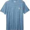 Carhartt Camiseta de manga corta con bolsillo de ajuste holgado para hombre