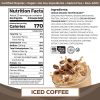 Proteína en polvo orgánica a base de plantas Orgain, café helado, 21 g de proteína, 60 mg de cafeína, vegano, carbohidratos netos bajos, no lácteos, sin gluten, sin azúcar añadido, sin soja, Kosher, sin OMG, con sabor, 32.48 oz - Imagen 3