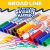 Marcadores lavables Crayola Ultra Clean, línea ancha, colores clásicos, 10 unidades - Imagen 5