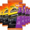 Armor All Car Interior Cleaner Wipes para suciedad y polvo - Limpieza para autos, camiones y motocicletas, 360 unidades, 19266-6PK