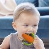 Infantino Lil' Nibble Teethers Carrot - Mordedor de silicona de textura suave para exploración sensorial y alivio de la dentición, con asas fáciles de sostener - Imagen 4