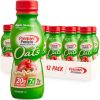 Batido de proteína Premier con avena, canela de manzana, 20 g de proteína, 7 g de fibra, 1 g de azúcar, 24 vitaminas y minerales, bebida de desayuno suave y cremosa 11.5 fl oz, paquete de 12