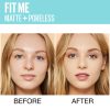 Base de maquillaje líquida Fit Me Matte + Poreless de Maybelline, Porcelana clara, 1 fl; onz; Fundación libre de aceite - Imagen 4