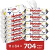 Toallitas para bebés, sin perfume, Huggies Simply Clean Toallitas para pañales para bebés sin fragancia, 11 paquetes con tapa abatible (704 toallitas en total) - Imagen 2