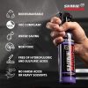 SHINE ARMOR Revestimiento de cerámica Fortify Quick Coat Cera para automóviles Pulido en aerosol Lavado y cera sin agua Capa superior hidrofóbica Pulido y sellador de pintura polimérica Protección de detalles - Imagen 7