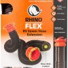 Camco RhinoFLEX Kit de extensión de manguera de alcantarillado RV de 10 pies con accesorio giratorio, embalaje sin frustraciones (39774) - Imagen 5
