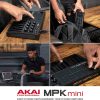 AKAI Professional MPK Mini MK3 - Controlador de teclado MIDI USB de 25 teclas con 8 pads de batería retroiluminados, 8 perillas y software de producción musical incluido (negro) - Imagen 6