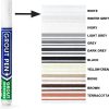 Bolígrafo para lechada Marcador de pintura para azulejos blanco: Rotulador sellador y colorante para lechada de azulejos a prueba de agua - Blanco, punta estrecha de 5 mm (7 ml) - Imagen 2