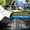 Cámaras de seguridad inalámbricas al aire libre - 1080p HD visión nocturna WiFi cámaras inalámbricas para seguridad en el Home & Kitchen, cámara de vigilancia impermeable con detección de movimiento, audio de 2 vías, batería recargable, almacenamiento SD - Imagen 2