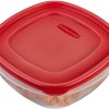 Rubbermaid Easy Find Lids Contenedor de almacenamiento de Food & Beverages, juego de 4 piezas, rojo (1787251) - Imagen 5