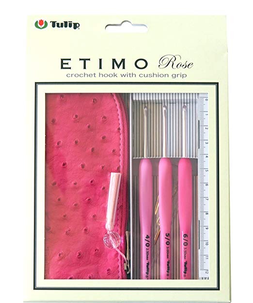 Tulipán Etimo Rose Ganchillo Juego De Ganchos