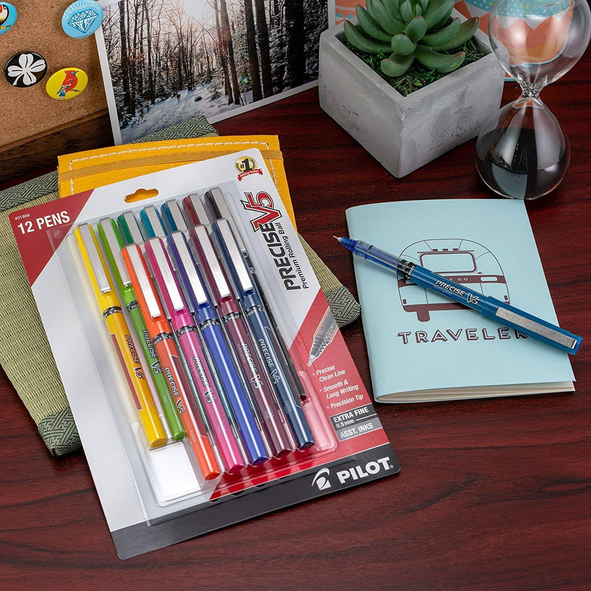 Pilot Precise V5 Stick Liquid Ink Rolling Ball Stick Bolígra