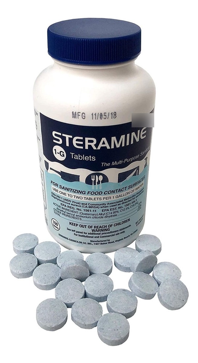 Tabletas De Saneamiento Cuaternario Esteramina - 150 Tableta