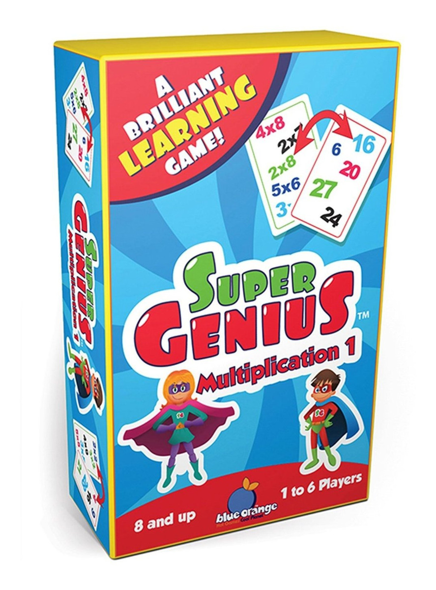 Azul Naranja De Super Genius - Multiplicación 1