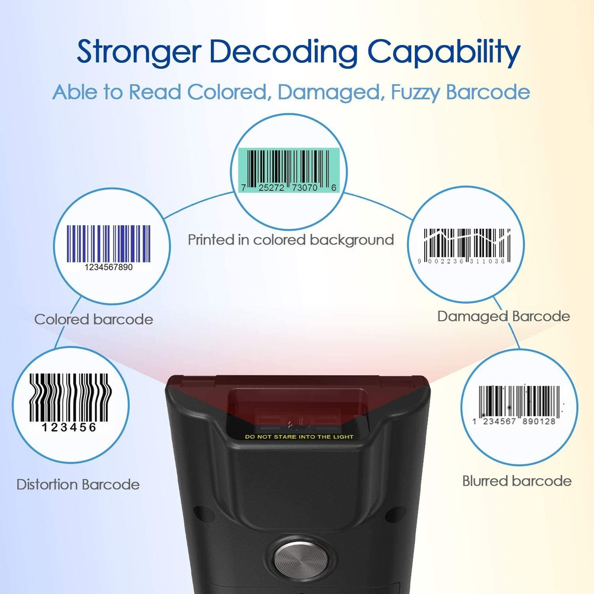 Nadamoo Inalámbrica Escáner De Código De Barras Bluetooth Co