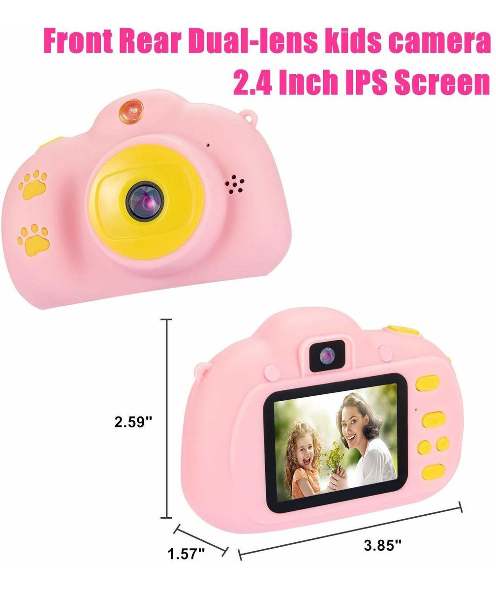 Cámaras Dodomagxanadu Niños Cámara De Vídeo Digital Recargab