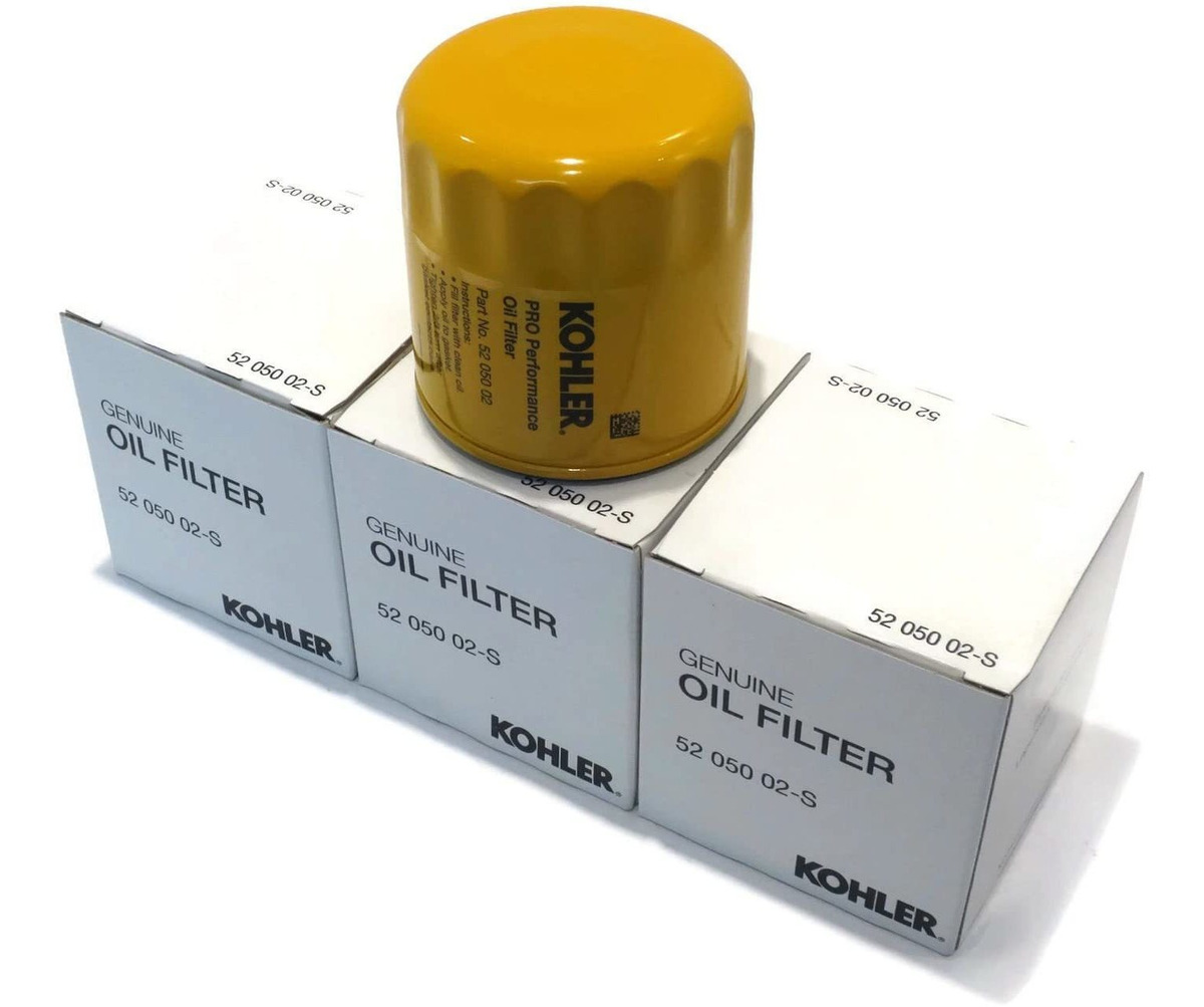 3 New Oem Kohler Filtros De Aceite 52 050 02-s 5205002-s Peq