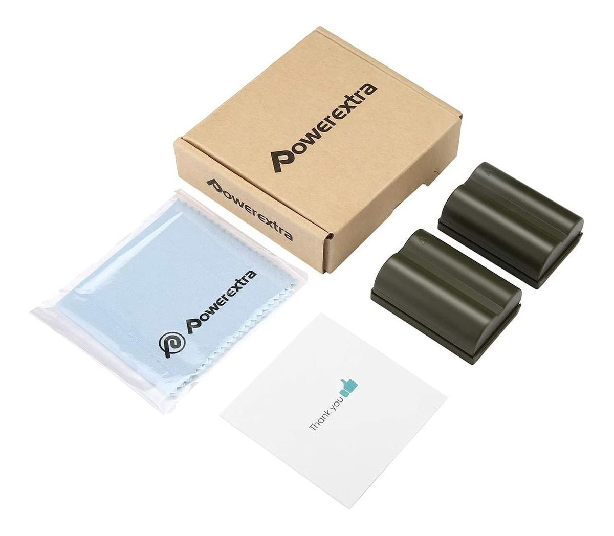 Powerextra 2 Unidades Repuesto Para Canon Bp-511 Batería De