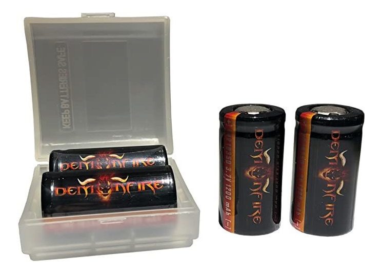 4 Piezas Imr 18350 Parte Plana Superior De 1200 Mah 3,7 V Ba