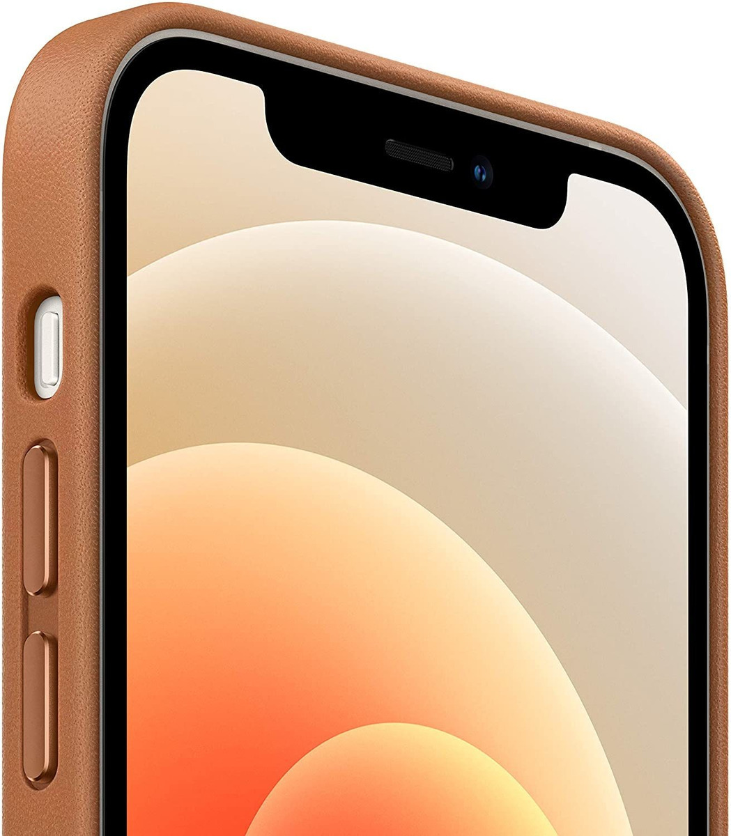 Apple Leather Case With Magsafe (for iPhone 12 Mini) - Saddl