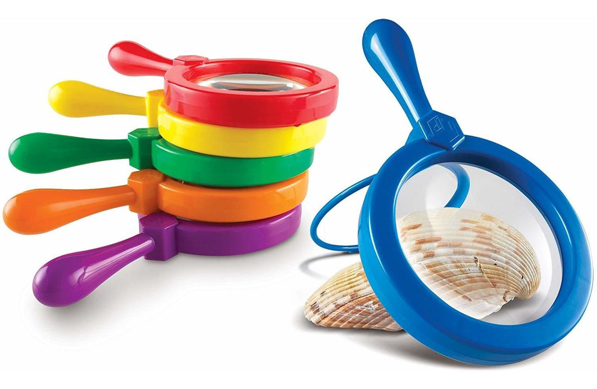 Aprender Lupas Jumbo Recursos, Exploración Juego, Juego De 6