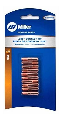 Miller 000068 Puntas De Contacto .035 - Cant 10, Modelo: