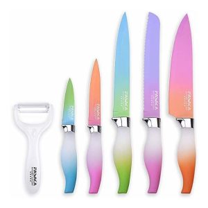Fasaka 6 Piece Set De Cuchillos De Colores – 5 Cuchillos De