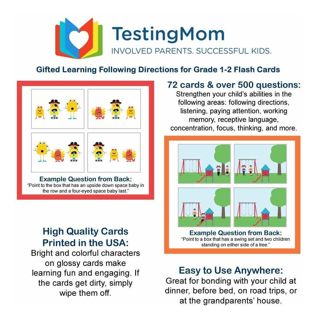 Testingmom.com Dotados De Aprendizaje Tarjetas Flash - Segui