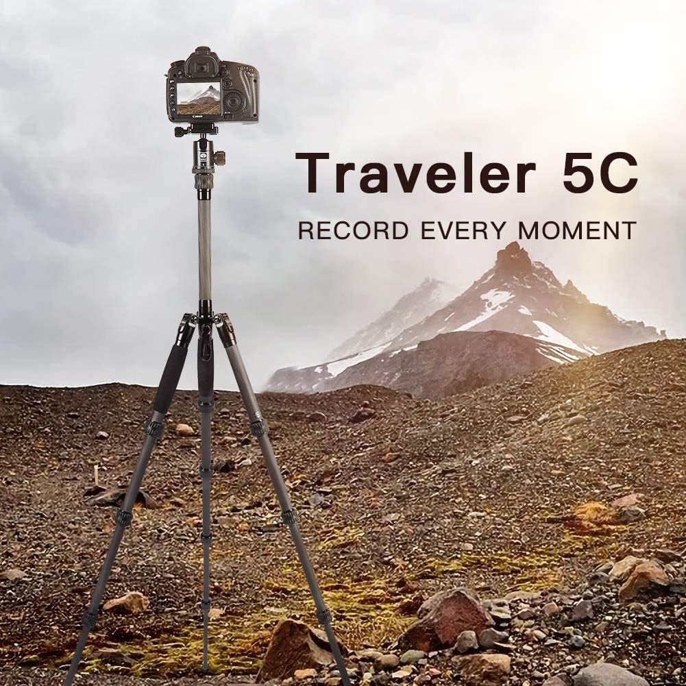 Sirui Compacto 5c Viajeros Trípode 54,3 Pulgadas Viaje Liger