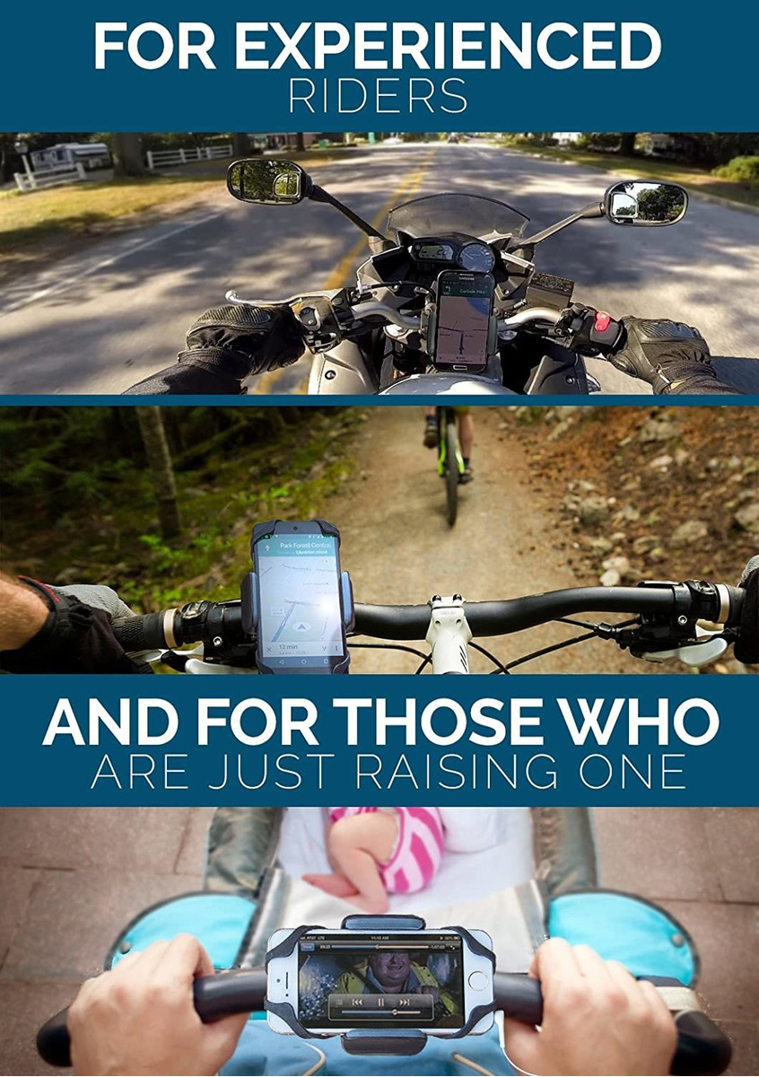 Soporte De Teléfono Para Bicicleta Y Motocicleta, Para Iphon