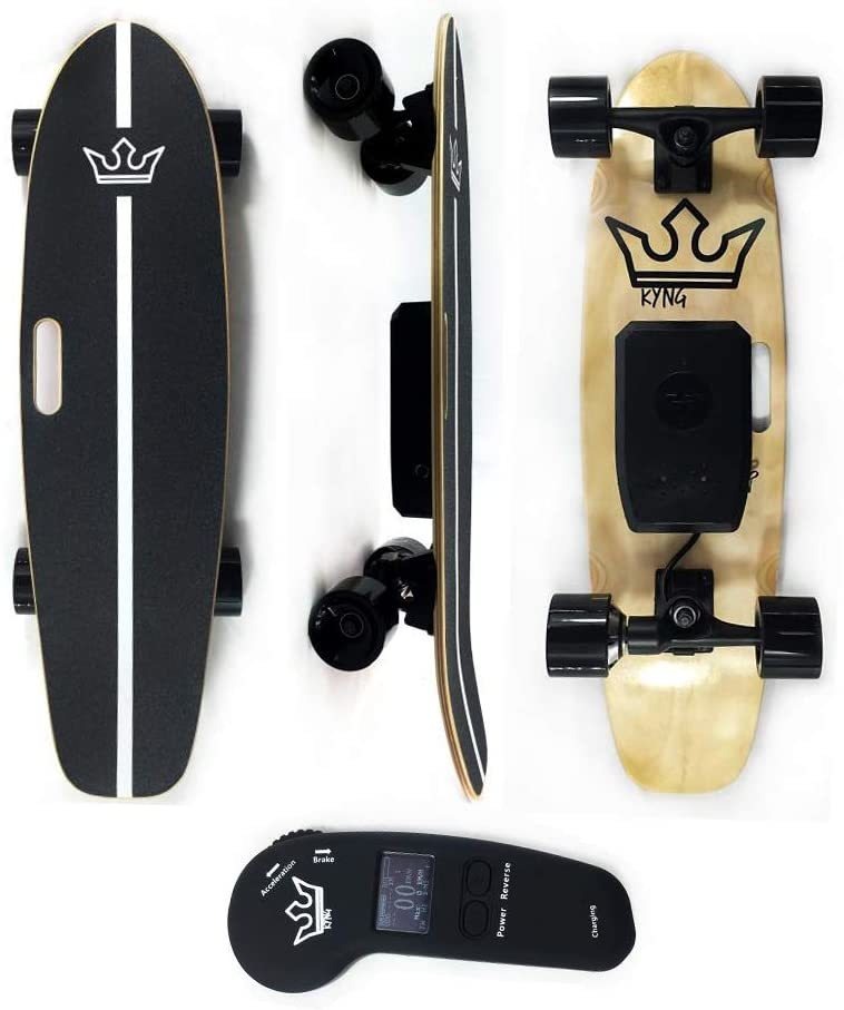 Kyng Patineta Eléctrica Con Control Remoto Led Inalámbrico,