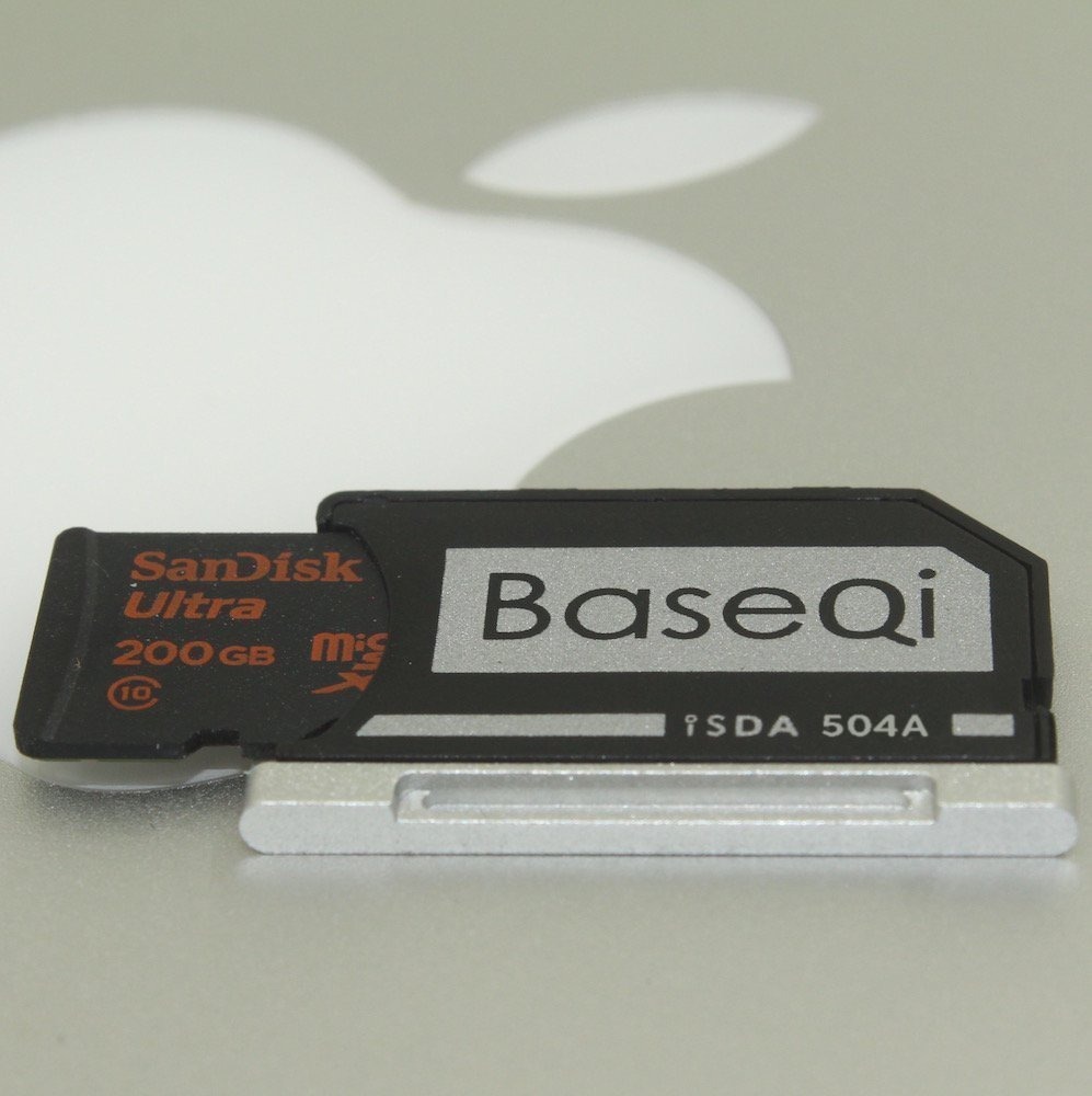 Baseqi Fba_isda504asv Adaptador Microsd De Aluminio Para Mac