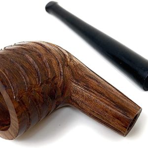 Juego De 2 Pipas De Tabaco De Madera De Ébano Hechas A Mano
