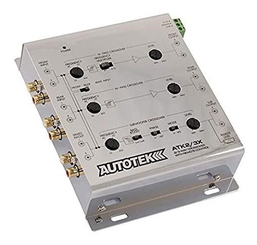 Autetek Atk2 3x Active Crossover Processor (plata) - 8,5 Vol