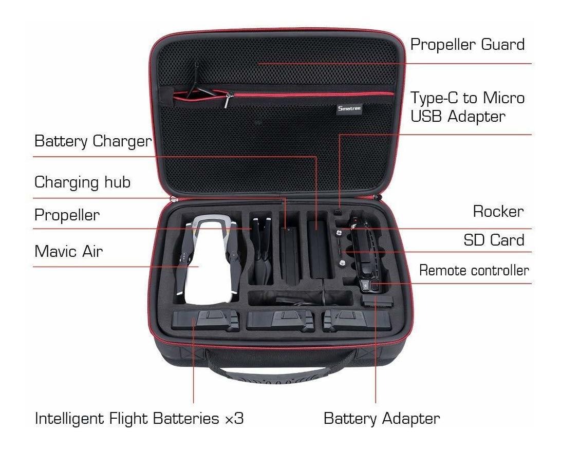 Smatree Estuche Compatible Para Dji Mavic Aire, Estuche De V