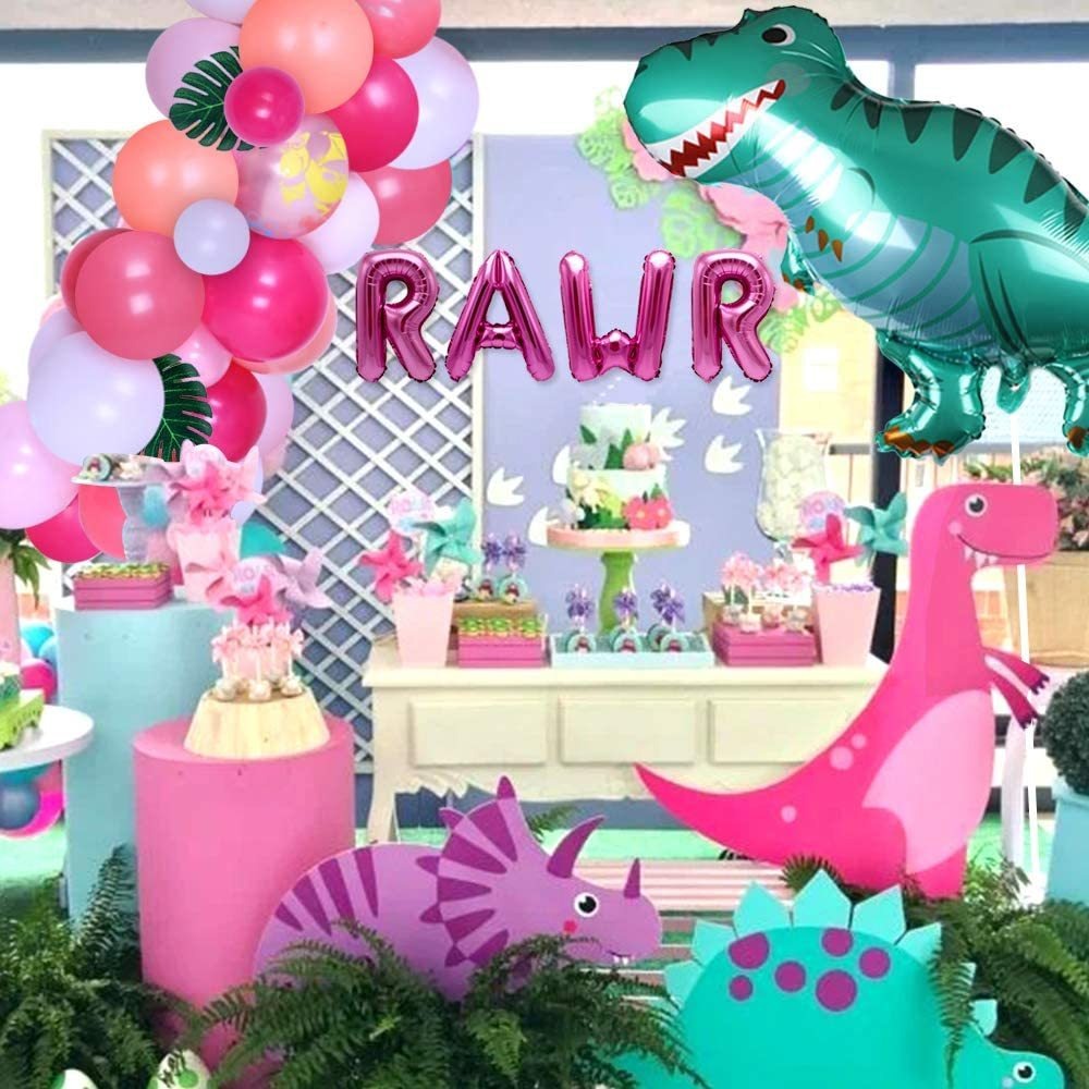Fiesta De Bienvenida Al Bebé Dinosaurio Niñas Decoración De