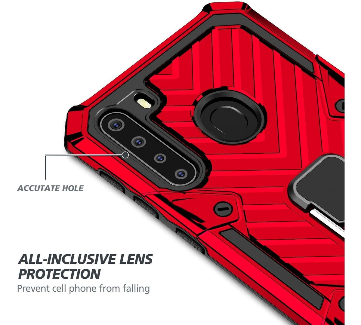 Shinymax - Carcasa Para Samsung Galaxy A21 Con Función Atril